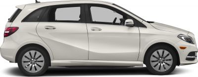 Side profile view with angular body lines and alloy wheels