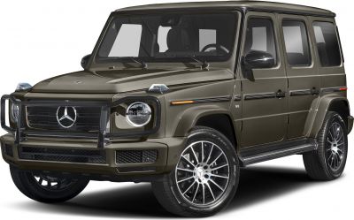 Front-side view of a rugged luxury SUV with grille guard and modern alloy wheels