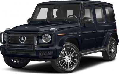 Front and side view with grille guard and alloy wheels