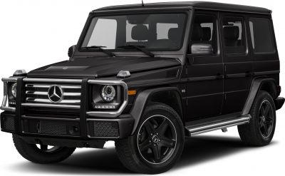 Front angle view of luxury SUV with V8 engine badge and chrome grille