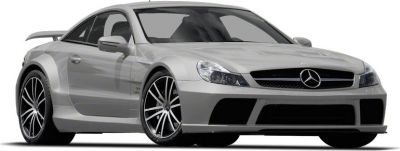 Front and side view of a sporty two-door coupe with aerodynamic design