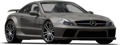 Aggressive front styling and sleek aerodynamic coupe design