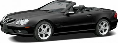 Black convertible with distinctive front side profile and alloy wheels