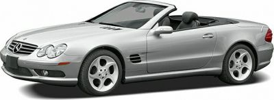 Silver two-door convertible with retractable roof and alloy wheels
