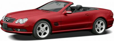Red convertible sports roadster with aerodynamic body and alloy wheels