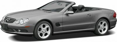Silver convertible with sporty five-spoke alloy wheels and two-door design