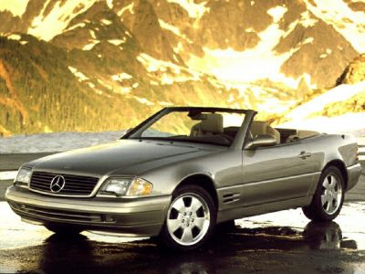 Facelift Mercedes-Benz SL R129 convertible with luxury roadster design