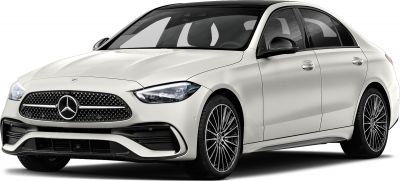 Sleek front grille with emblem and multi-spoke alloy wheels on luxury sedan
