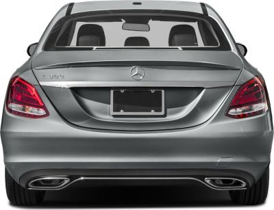 Rear view with C300 badge and dual exhaust