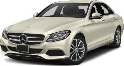 Front and side view of a luxury sedan with alloy wheels and LED headlights
