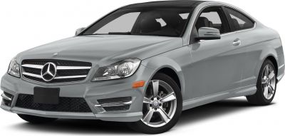 Front and side view of a sleek coupe with alloy wheels and detailed headlamps