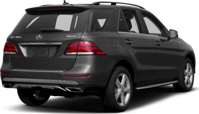 Rear view of SUV with LED taillights and 4MATIC badge