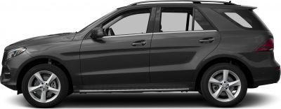 Side profile of mid-size SUV with alloy wheels and chrome trim