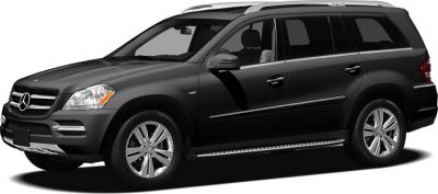 Side view of a large luxury SUV with chrome details and five doors