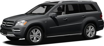 Side profile of a large luxury SUV with chrome accents and alloy wheels