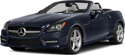 Convertible roadster with alloy wheels and aggressive front grille