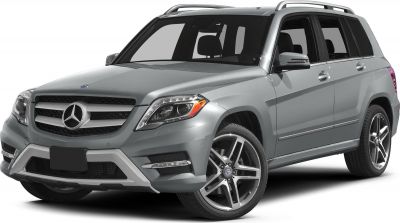 Front and side view of silver luxury SUV with distinctive grille and alloy wheels