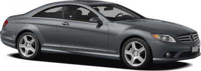 Sleek two-door coupe with sporty alloy wheels and streamlined body.