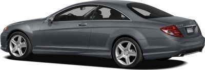 Sleek coupe side profile with alloy wheels