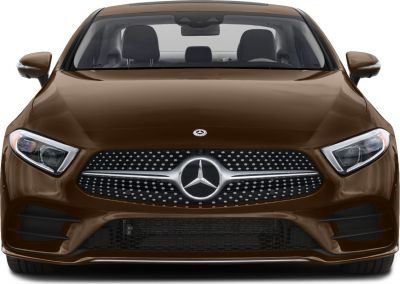 Front view with diamond grille and LED headlights
