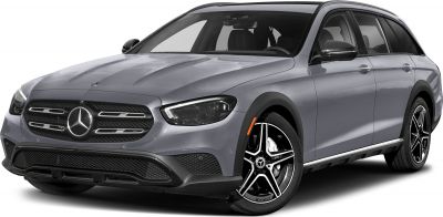 Front grille and alloy wheels of a luxury wagon.