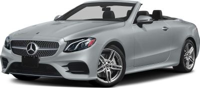 Silver convertible with front grille and sporty alloy wheels