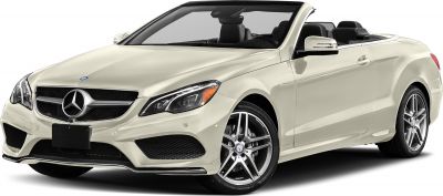 Convertible front three-quarter with modern headlights and AMG alloy wheels