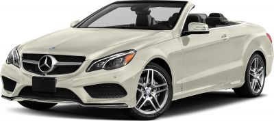 Convertible luxury car with sleek design and alloy wheels