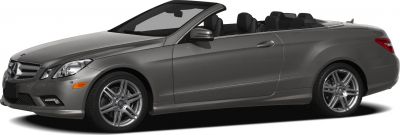 Side view of a gray convertible with alloy wheels and sleek design