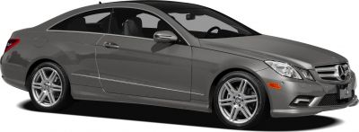 Two-door coupe with distinctive alloy wheels and sleek side profile