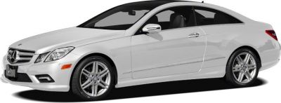 Sleek two-door luxury coupe with stylish design and alloy wheels