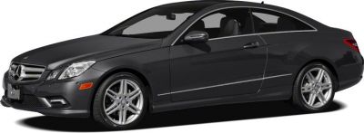 Black two-door coupe with alloy wheels and sleek aerodynamic design