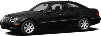 Side view of black luxury sedan with alloy wheels