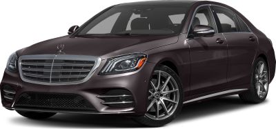Facelift luxury sedan front with LED headlights and multi-spoke alloy wheels