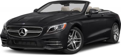 Luxury convertible with diamond grille and LED headlights