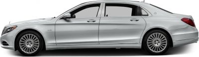 Extended wheelbase luxury sedan with V12 badge and multi-spoke alloy wheels