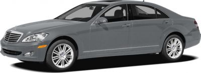 Luxury sedan with extended wheelbase and multi-spoke alloy wheels