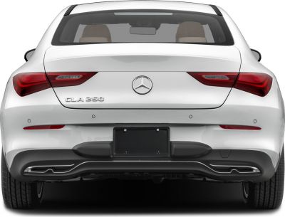 Rear view with LED taillights and dual exhausts