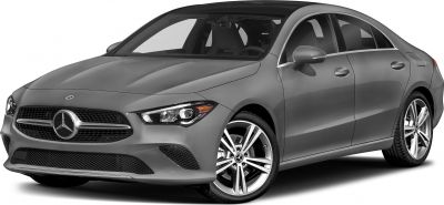 Front grille and alloy wheels of a sleek four-door coupe