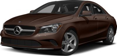 Front and side view of smooth coupe with distinctive grille and headlights