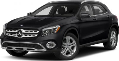 Front and side view of an SUV with prominent grille and headlights