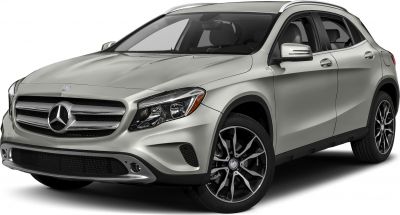 Front-left angle of luxury compact SUV with alloy wheels and sleek headlights