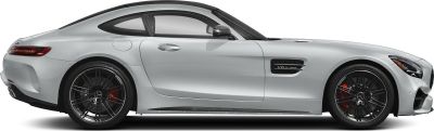 Side profile with V8 Biturbo badge on coupe design