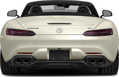 Rear view with quad exhaust tips and slim LED taillights