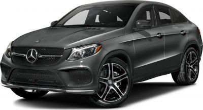 Front-side view of a coupe SUV with LED headlights and alloy wheels