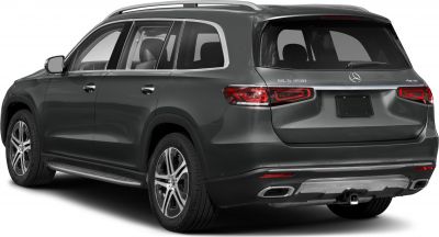 Luxury SUV rear with LED tail lights, chrome trim, and dual exhaust