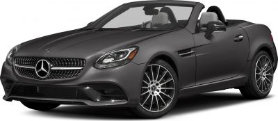 Front view of convertible with detailed grille and alloy wheels