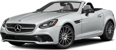 Convertible front-side view with sporty grille and alloy wheels
