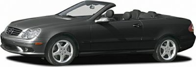 Black convertible with sleek design and sporty two-door style
