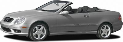 Silver luxury convertible with soft top and 5-spoke rims